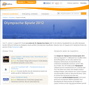 Olympia Special bei podcast.de